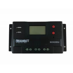 SKANBATT Solcelleregulator PWM 12/24V 20A (SCK20DU)