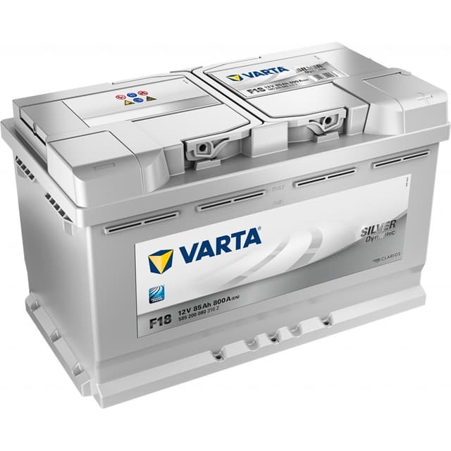 VARTA Silver Dynamic Batteri 12V 85AH 800CCA (315x175x175/175mm) +høyre F18