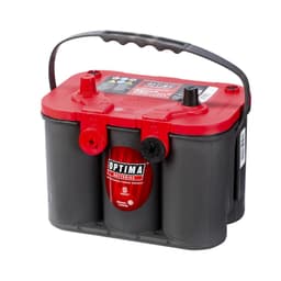 OPTIMA AGM Red Top 12V 50AH 815CCA (254x174x195mm) +venstre TOPP+SIDEPOL