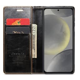 CaseMe mobilfodral 003 Samsung Galaxy S25 - Brun