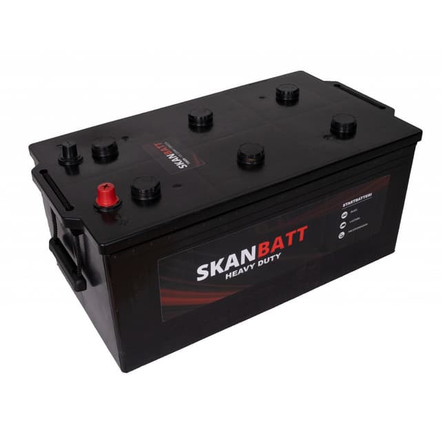 SKANBATT Startbatteri 12V 220AH 1200CCA (514x275x220/240mm) +høyre
