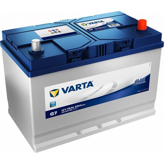 VARTA Startbatteri Blue Dynamic 12V 95AH 830CCA (306x173x200/225mm) +høyre G7