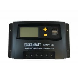 SKANBATT MPPT Solcelleregulator 12/24V 10A med display
