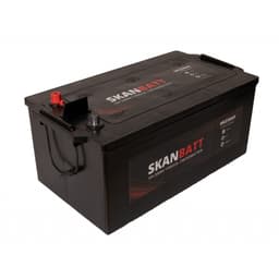 SKANBATT Fritidsbatteri 12V 230AH 1150CCA (518x276x210/242mm) +venstre