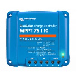 VICTRON Blue Solar MPPT 75/10 u/blåtann