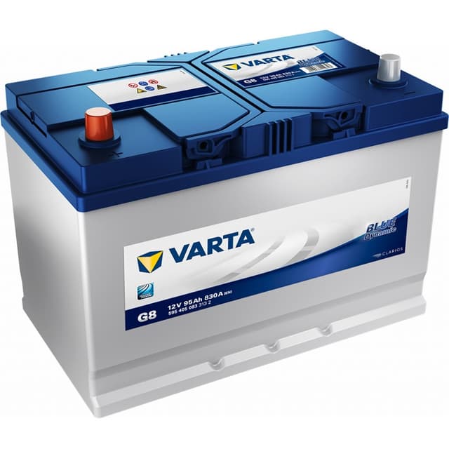 VARTA Startbatteri Blue Dynamic 12V 95AH 830CCA (306x173x200/225mm) +venstre G8