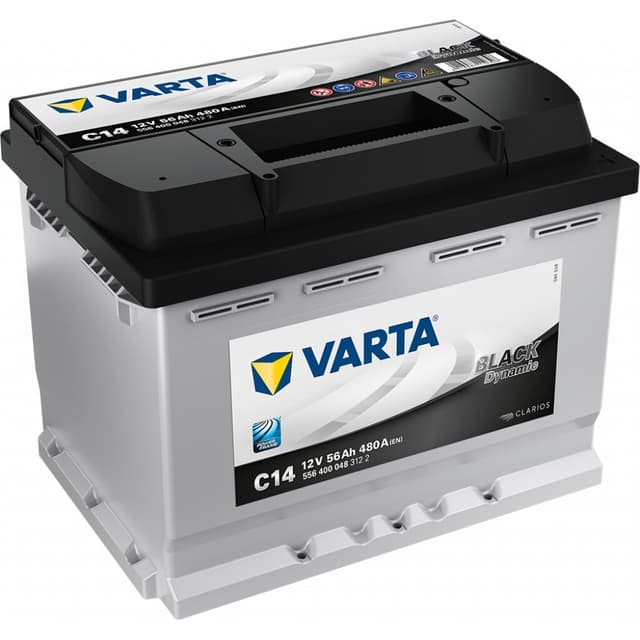 VARTA Black Dynamic Batteri 12V 56AH 480CCA (242x175x190/190mm) +høyre C14
