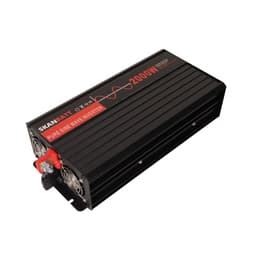 SKANBATT Inverter 24V 2000W (4000W) Ren Sinus m/trådløs fjernkontroll Rev.2