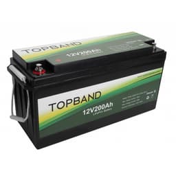 TOPBAND Lithium HEAT PRO - 12V 200AH - 200A BMS - Bluetooth og Varme (TOP-Heat200200BS)