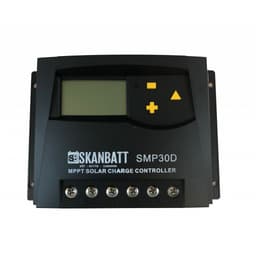 SKANBATT MPPT Solcelleregulator 12/24V 30A med display