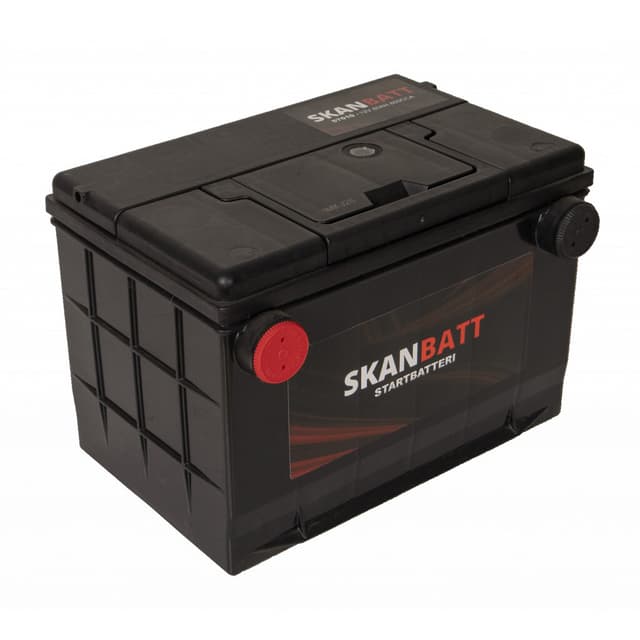 SKANBATT Startbatteri 12V 80AH 800CCA (260x179x180/180mm) +venstre