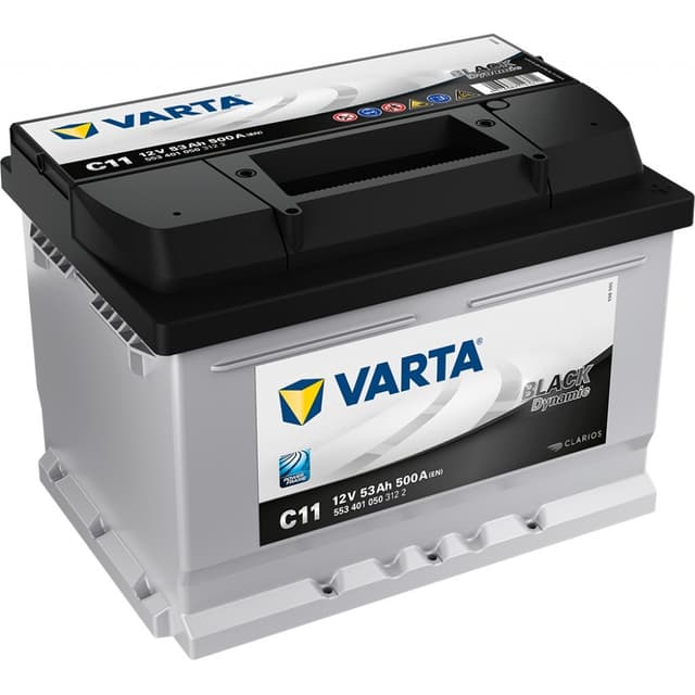 VARTA Startbatteri Black Dynamic C11 12V 53AH 500CCA (242x175x175/175) +høyre