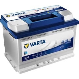VARTA Blue Dynamic EFB Batteri 12V 70AH 760CCA (278x175x190/190mm) +høyre N70
