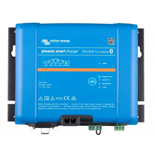 VICTRON Phoenix Smart IP43 Batterilader 24V 16A 1+1 kanaler