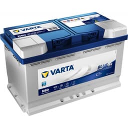 VARTA Blue Dynamic EFB Batteri 12V 80AH 730CCA (315x175x190/190mm) +høyre N80