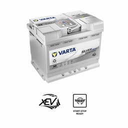 VARTA Silver Dynamic AGM Batteri 12V 60AH 680CCA (242x175x190/190mm) +høyre A8