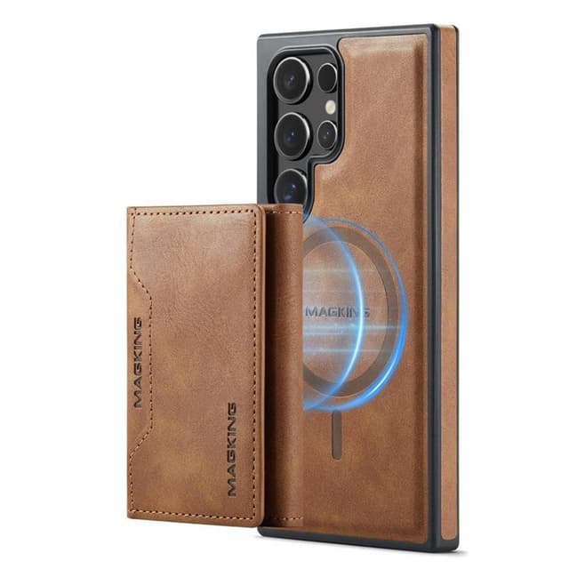 DG-Ming Magking K2 2i1 fodral Samsung Galaxy S23 Ultra - Brun