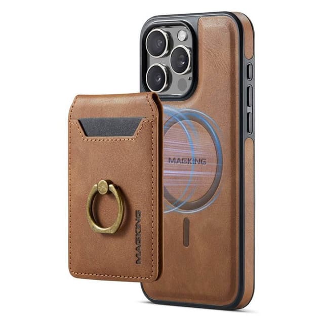 DG-Ming Magking K1 2i1 cover iPhone 15 Pro Max - Brun