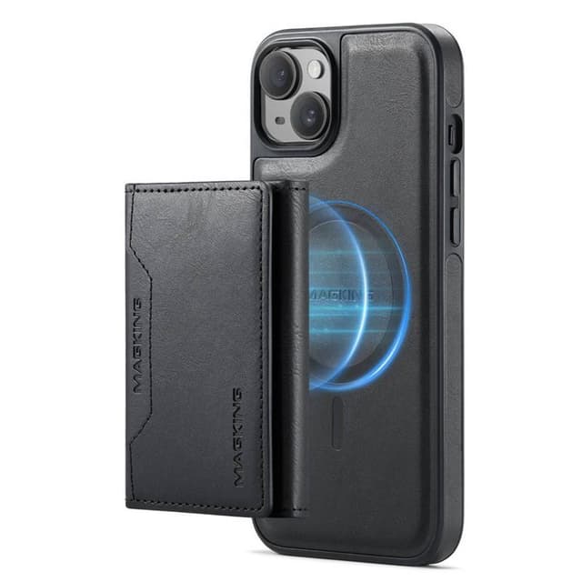 DG-Ming Magking K2 2i1 fodral iPhone 15 Plus - Svart