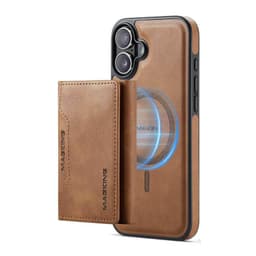 DG-Ming Magking K2 2in1 kotelo iPhone 16 - Ruskea