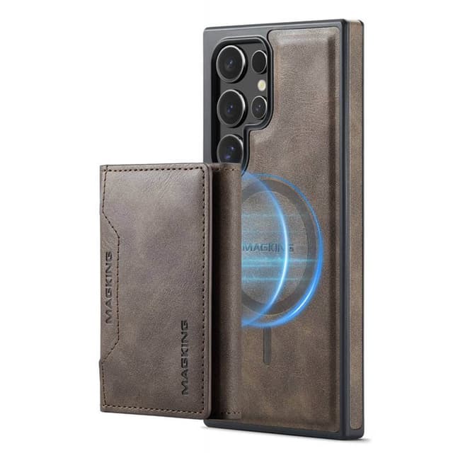 DG-Ming Magking K2 2i1 deksel Samsung Galaxy S23 Ultra - Coffee