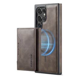 DG-Ming Magking K2 2i1 fodral Samsung Galaxy S23 Ultra - Coffee