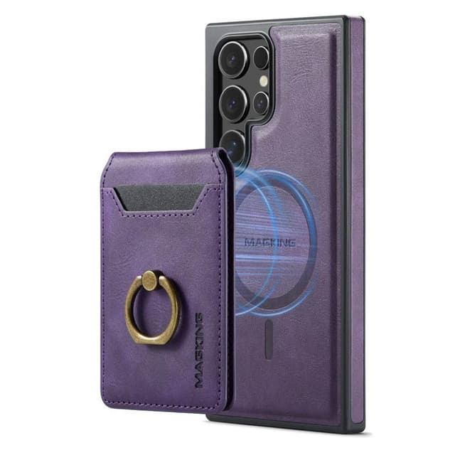 DG-Ming Magking K1 2i1 fodral Samsung Galaxy S23 Ultra - Lila