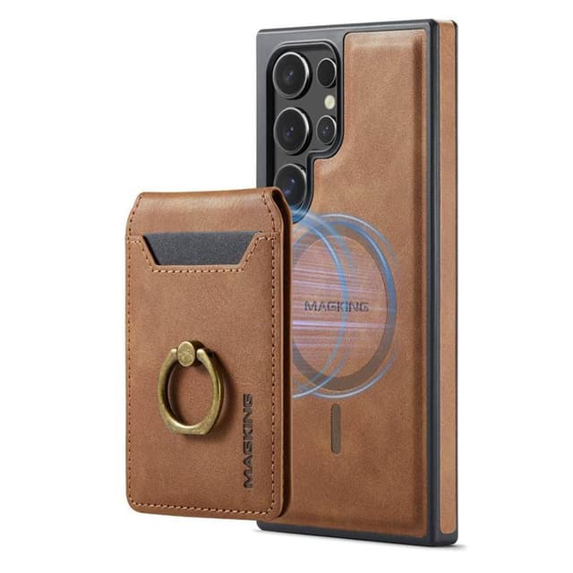 DG-Ming Magking K1 2i1 fodral Samsung Galaxy S24 Ultra - Brun