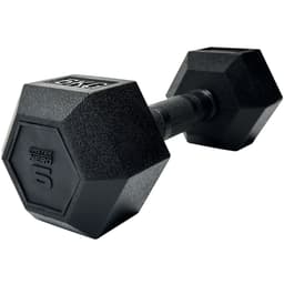Master Fitness Nero Rubber Coated Hex 6 kg