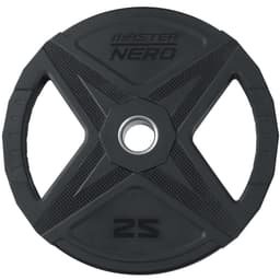 Master Fitness Nero Rubber Plate, Viktskivor gummerade 25 kg