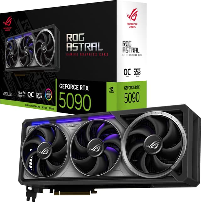 ASUS ROG Astral GeForce RTX 5090 32GB OC grafikkort