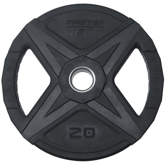 Master Fitness Nero Rubber Plate, Viktskivor gummerade 20 kg