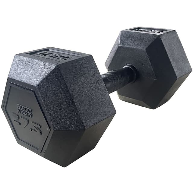 Master Fitness Nero Rubber Coated Hex 27,5 kg
