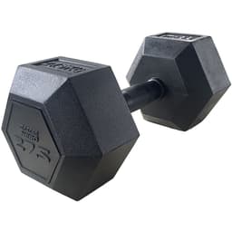 Master Fitness Nero Rubber Coated Hex, Hex hantlar 27,5 kg