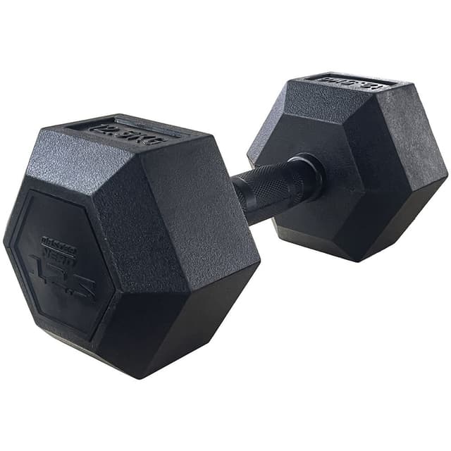 Master Fitness Nero Rubber Coated Hex 12,5 kg