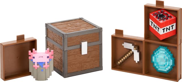 Noble Collection Minecraft Loot Chest leksak (Caves)