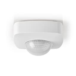 Nedis Bevegelsessensor | Innendørs og Utendørs | 3-Wire | Type F (CEE 7/7) | 360 ° | 5 - 300 W | 300 W | 1200 W | 3 - 2000 Lux | Sensorteknologi: PIR | Sensor rekkevidde: 2.0 - 8.0 m
