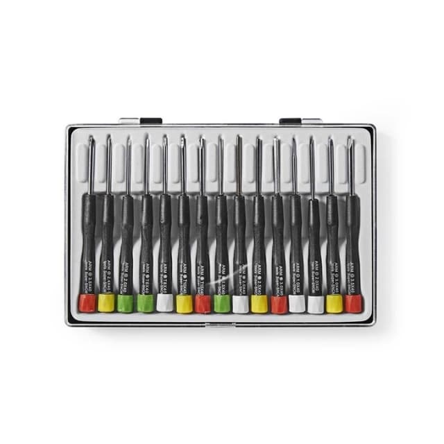 Nedis Precision Skruetrækker Sæt | 3x PH / 4x Flat / 4x Hex / 4x Tx