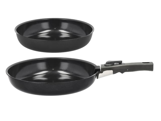 HOLM Stegepandesæt aftagel. håndtag Black