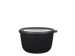 Mepal Cirqula Bowl w. lid Dia. 15 x 10 cm 1000 ml Black