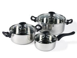 Cookware set 6pcs stainless st