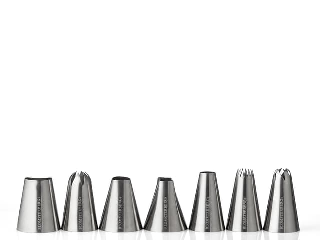 Blomsterbergs Icing tip set 18/8 Steel