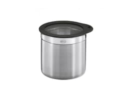 Rösle Förvaringsburk Stål/Svart/Glas