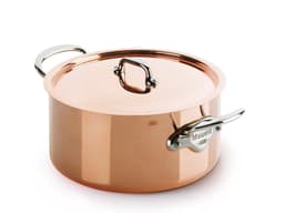 Mauviel Gryta med lock Koppar/Stål