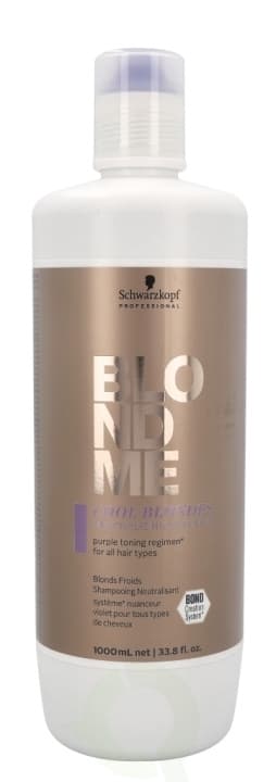 Schwarzkopf Blond Me Cool Blondes Neutralizing Shampoo 1000 ml For All Hair Types