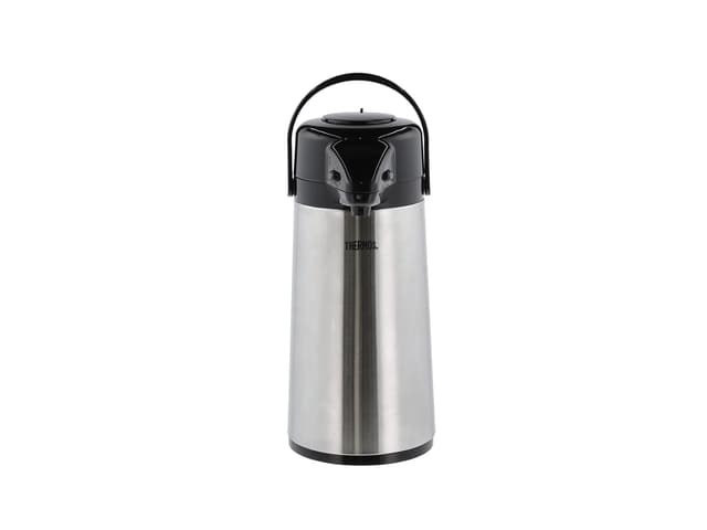 Thermos Vacuum jug with pump 1,9 Steel/Black