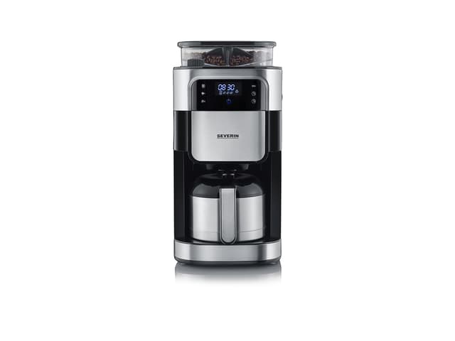 Grinding coffee machine Steel/Black