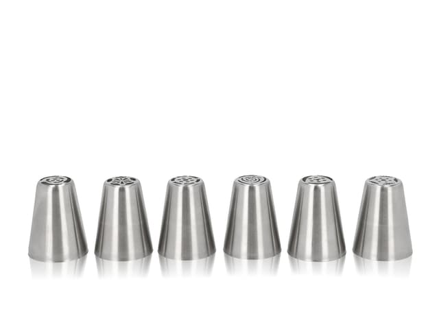 Blomsterbergs Flower Icing tip set 6 pcs Steel