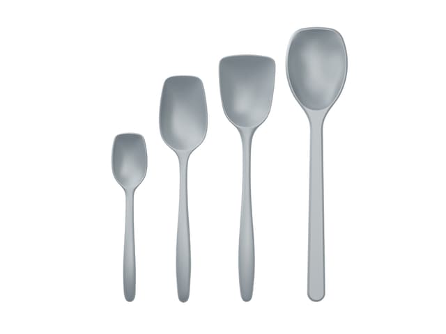 Rosti NEW Classic Pot spoon set 4 parts Dusty Blue
