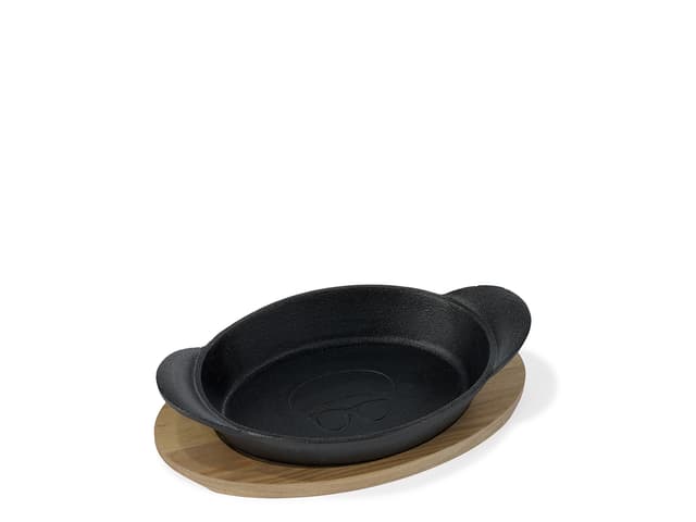 HOLM Dish/plate 21 x 15 x 4 cm Black